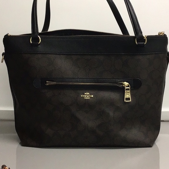 COACH GALLERY TOTE BAG IN SIGNATURE CANVAS - Picture 2 of 16